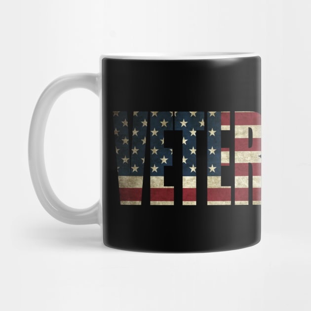 Veteran US American Flag by Dirty Custard Designs 